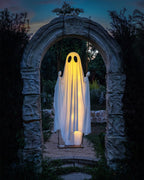 🔥ON SALE🔥Hanging Swing Ghost Halloween Decor with String Lights