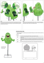 5FT Ghostbusters Animated Slimer Halloween Decoration